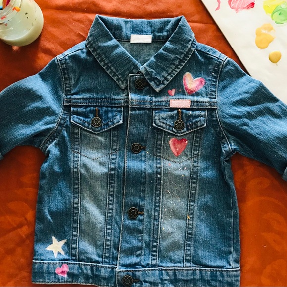 Jackets & Coats Custom Painted Jean Jacket Kids Poshmark